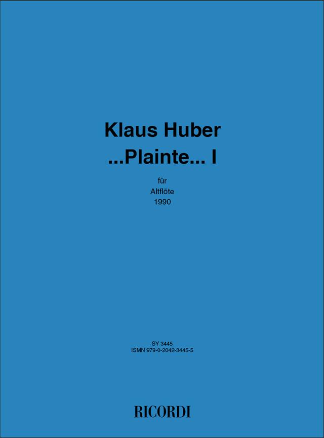 ...Plainte .... I